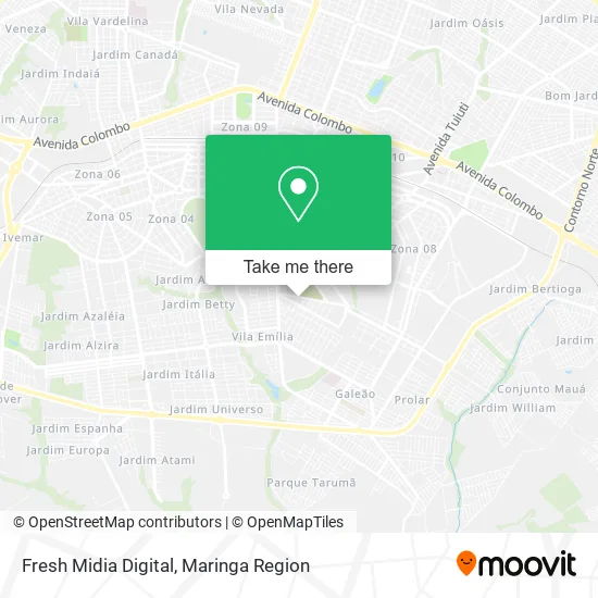 Fresh Midia Digital map