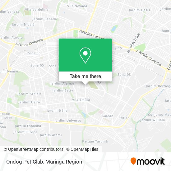 Ondog Pet Club map