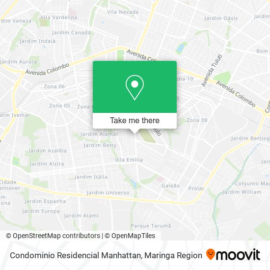 Mapa Condominio Residencial Manhattan