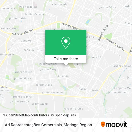 Ari Representações Comerciais map