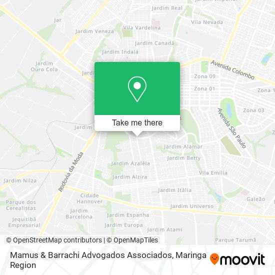 Mamus & Barrachi Advogados Associados map