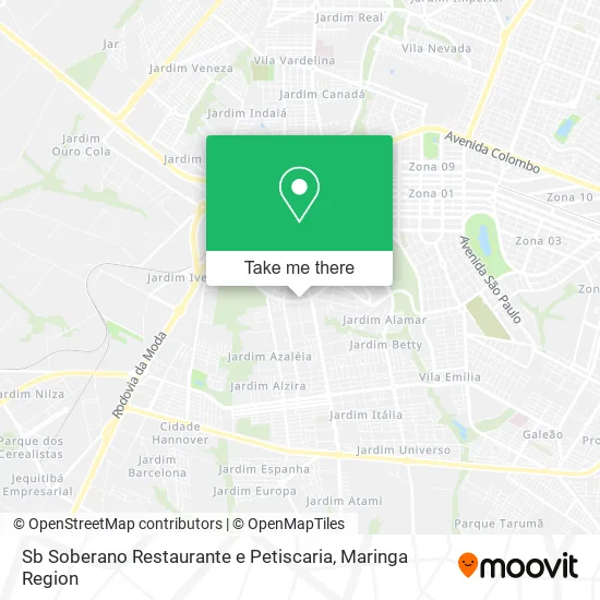 Sb Soberano Restaurante e Petiscaria map