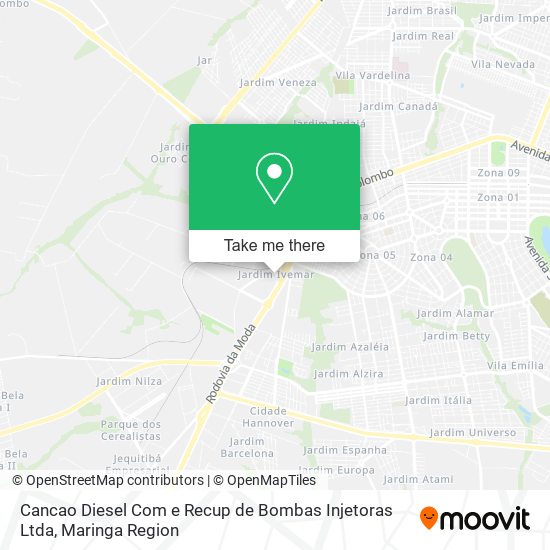 Cancao Diesel Com e Recup de Bombas Injetoras Ltda map