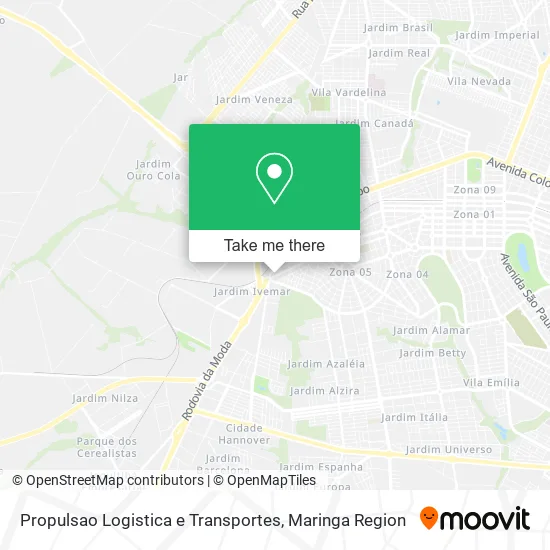 Propulsao Logistica e Transportes map