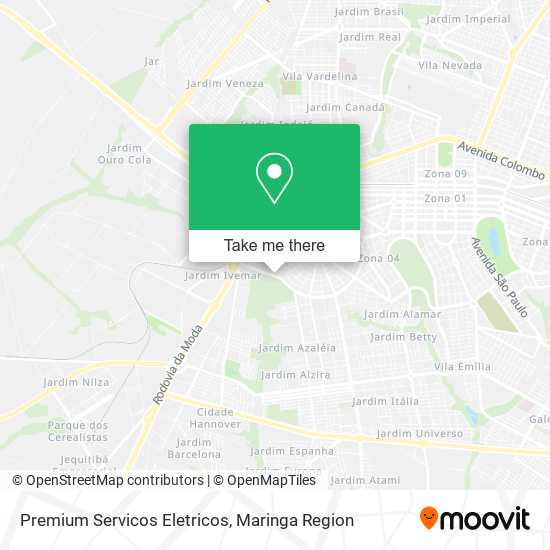 Mapa Premium Servicos Eletricos