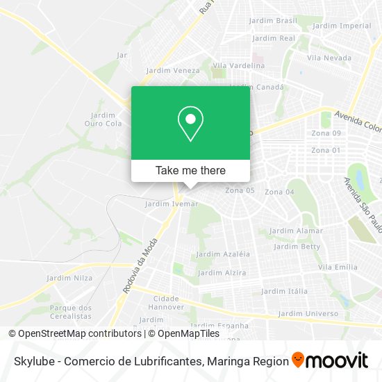Skylube - Comercio de Lubrificantes map