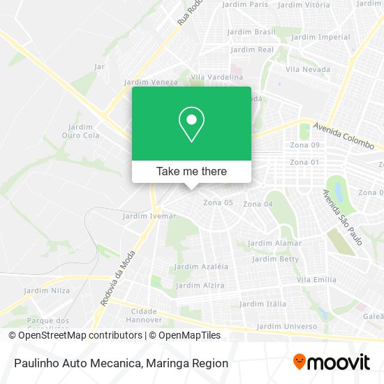 Paulinho Auto Mecanica map