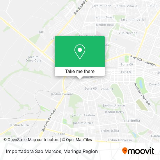 Importadora Sao Marcos map