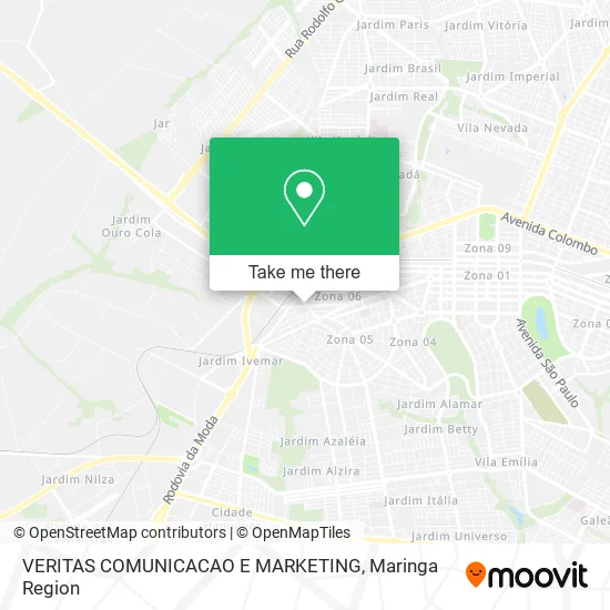 VERITAS COMUNICACAO E MARKETING map