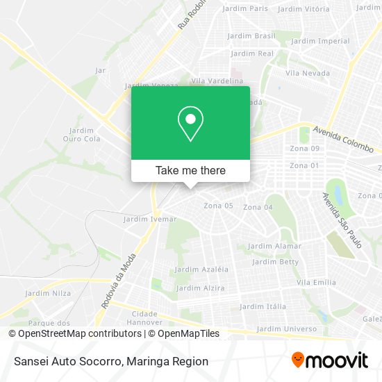 Sansei Auto Socorro map