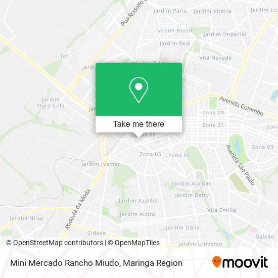 Mini Mercado Rancho Miudo map