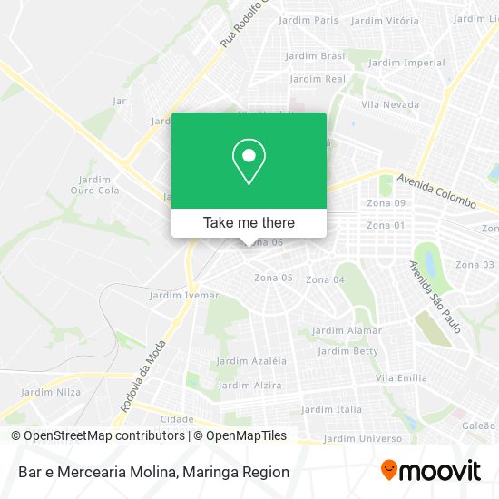 Bar e Mercearia Molina map