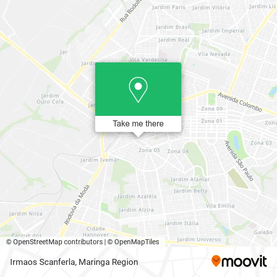 Mapa Irmaos Scanferla