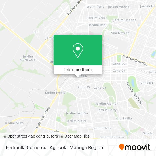 Mapa Fertibulla Comercial Agrícola