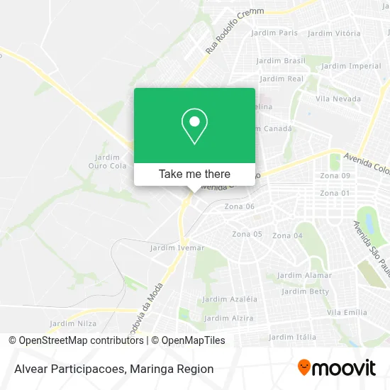 Alvear Participacoes map