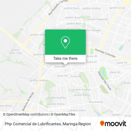 Mapa Php Comercial de Lubrificantes