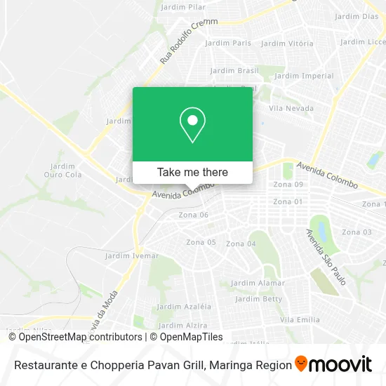 Restaurante e Chopperia Pavan Grill map