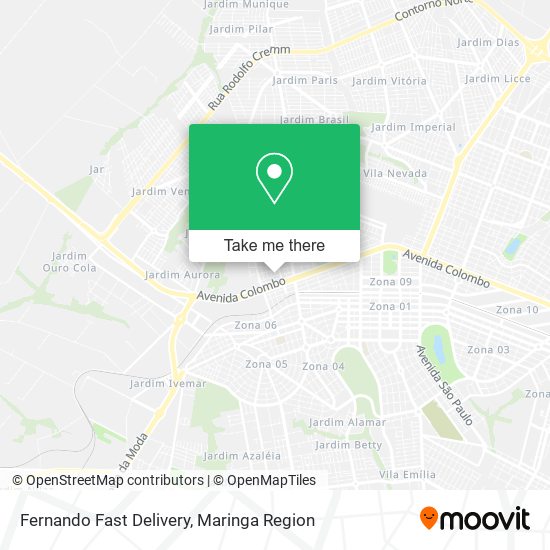 Mapa Fernando Fast Delivery