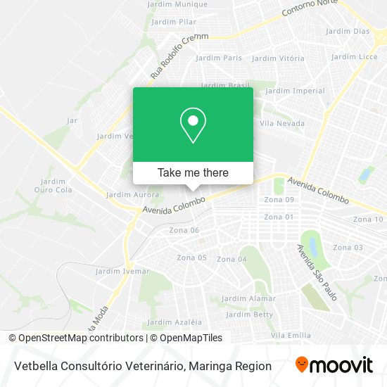 Vetbella Consultório Veterinário map