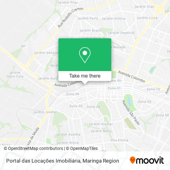 Portal das Locações Imobiliária map