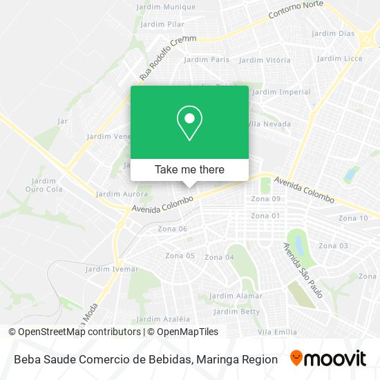 Beba Saude Comercio de Bebidas map