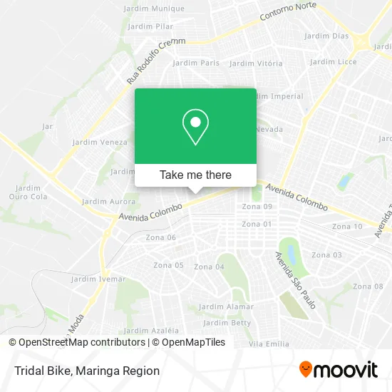 Tridal Bike map