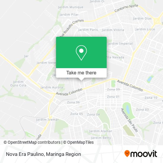 Nova Era Paulino map