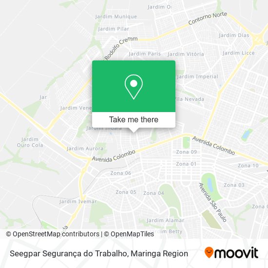 Seegpar Segurança do Trabalho map