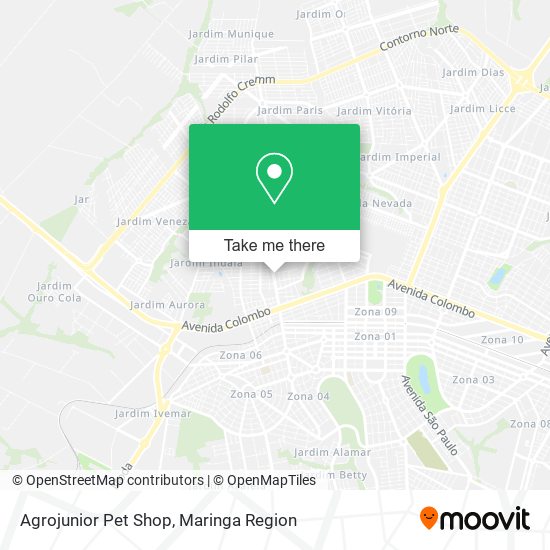 Mapa Agrojunior Pet Shop