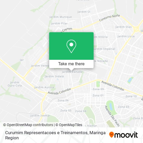 Curumim Representacoes e Treinamentos map