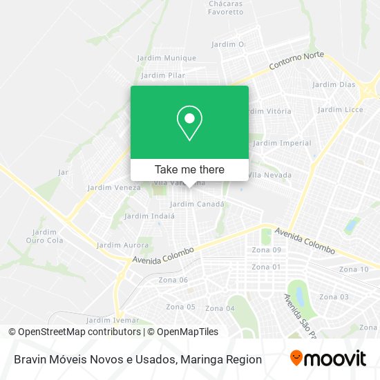 Bravin Móveis Novos e Usados map