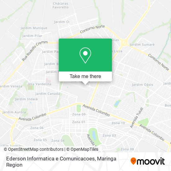 Ederson Informatica e Comunicacoes map