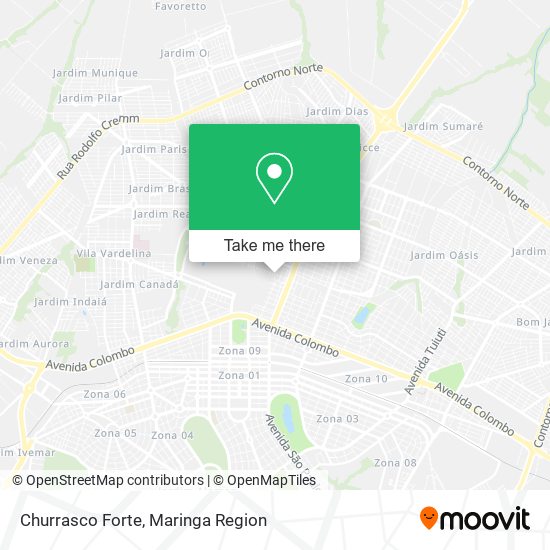 Churrasco Forte map