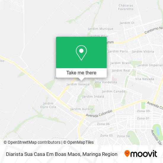 Diarista Sua Casa Em Boas Maos map