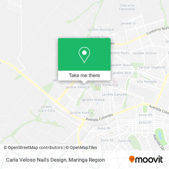 Carla Veloso Nail's Design map