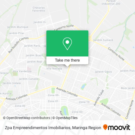 Mapa Zpa Empreendimentos Imobiliarios