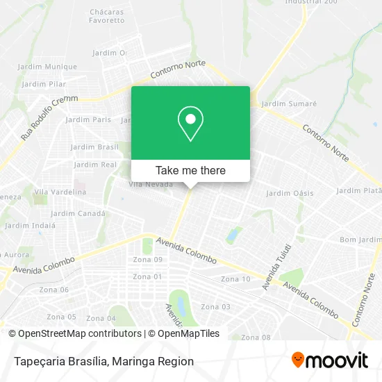 Tapeçaria Brasília map