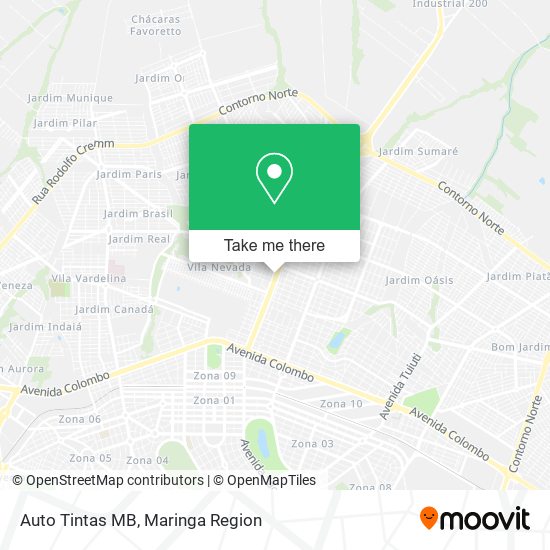 Mapa Auto Tintas MB