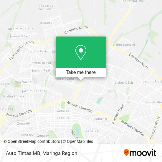 Auto Tintas MB map