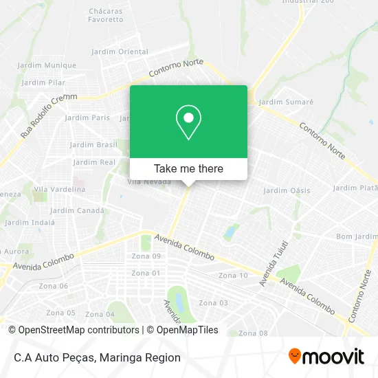 C.A Auto Peças map