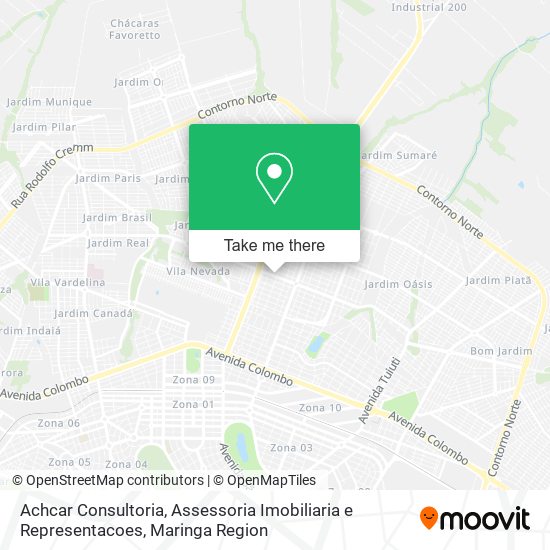 Mapa Achcar Consultoria, Assessoria Imobiliaria e Representacoes