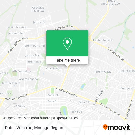 Dubai Veiculos map