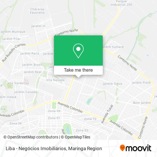 Liba - Negócios Imobiliários map