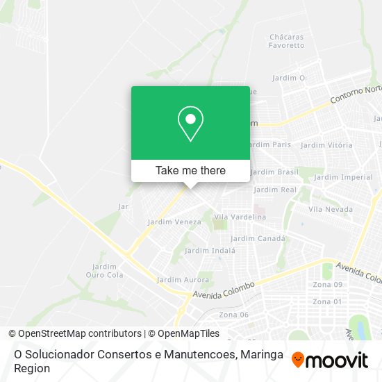 O Solucionador Consertos e Manutencoes map