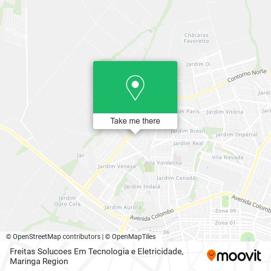 Mapa Freitas Solucoes Em Tecnologia e Eletricidade