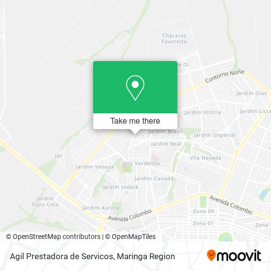 Agil Prestadora de Servicos map