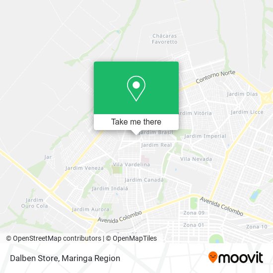 Dalben Store map