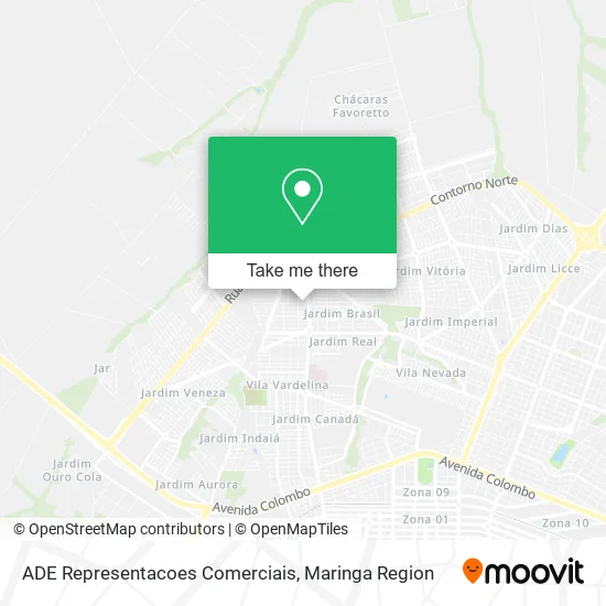ADE Representacoes Comerciais map