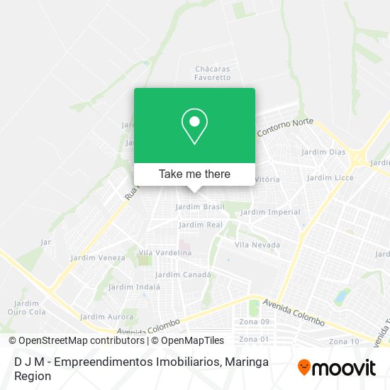 Mapa D J M - Empreendimentos Imobiliarios