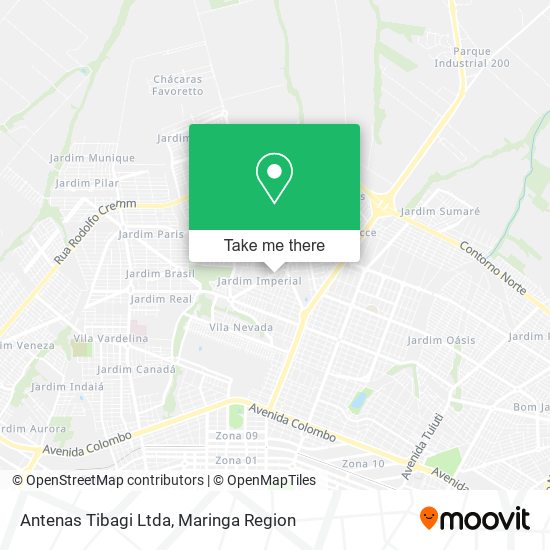 Antenas Tibagi Ltda map